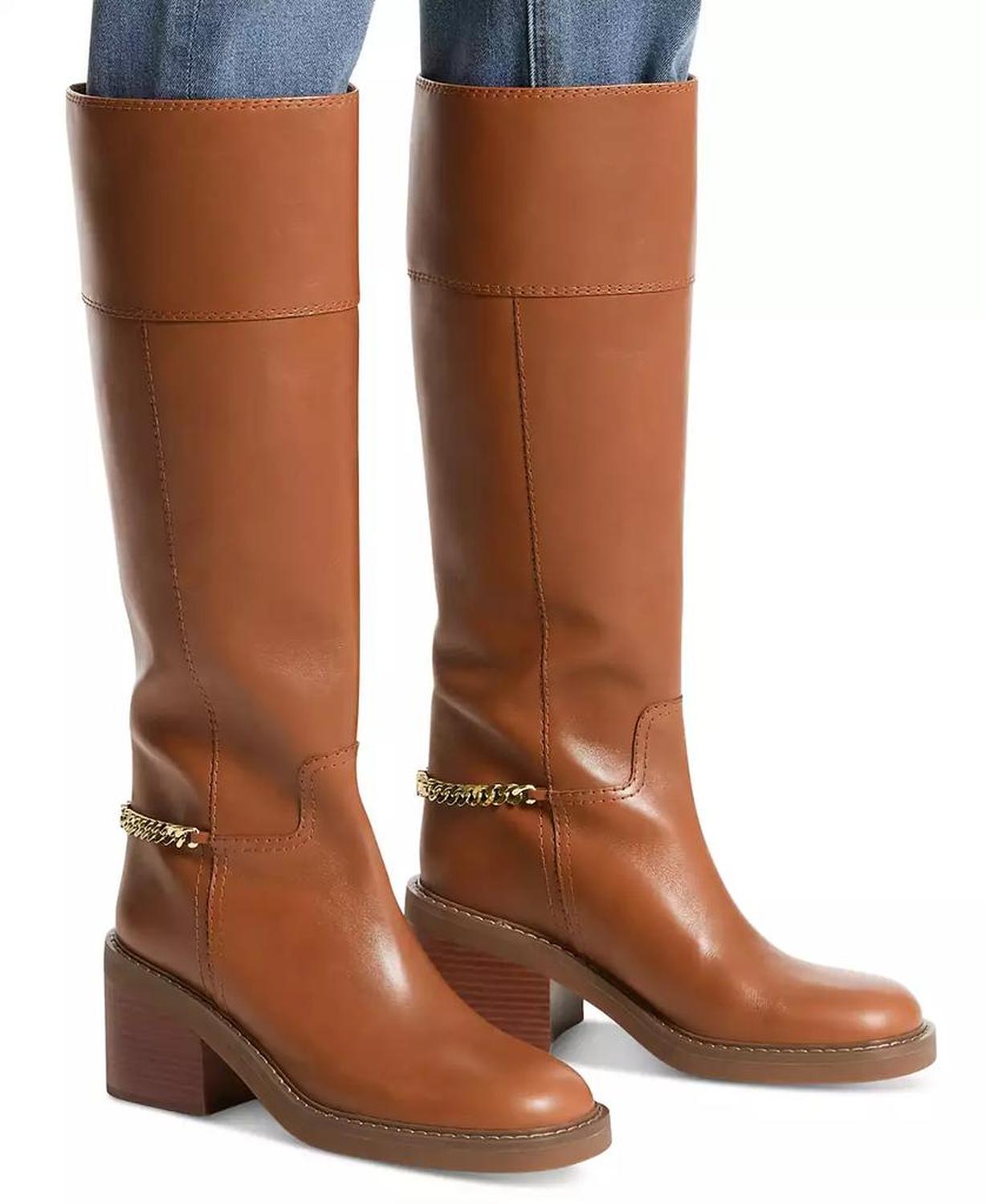 Women's Carlisle Chain-Detail Tall Boots