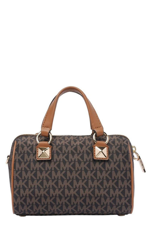 Michael Kors Grayson Small Logo Printed Duffel Crossbody Bag