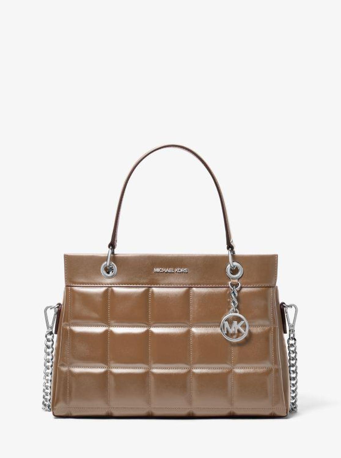 Susan Medium Quilted Leather Tote Bag