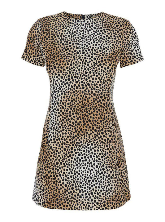 Michael Michael Kors Leopard Printed Mini Dress