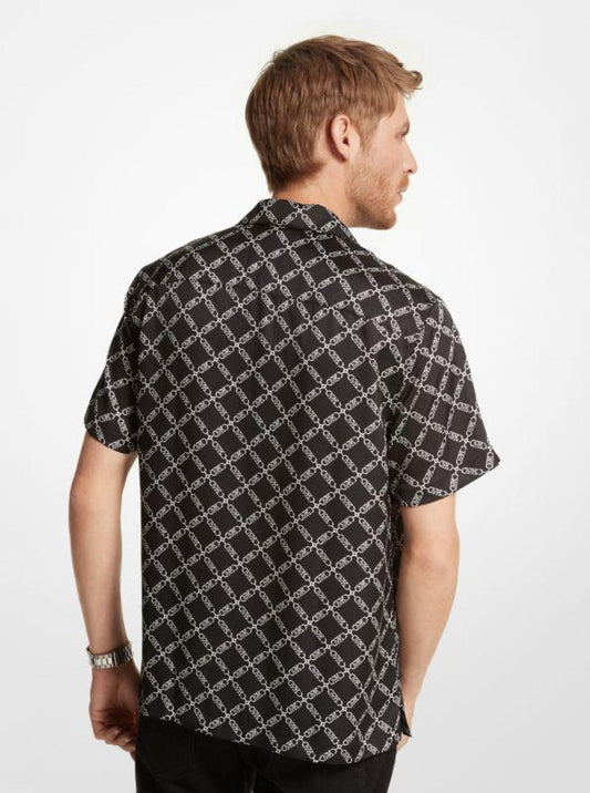 Empire Logo Print Woven Shirt