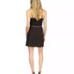 Women's Bustier Sleeveless Belted Mini Dress