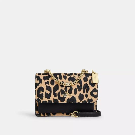 Coach Outlet Klare Crossbody Bag With Leopard Print