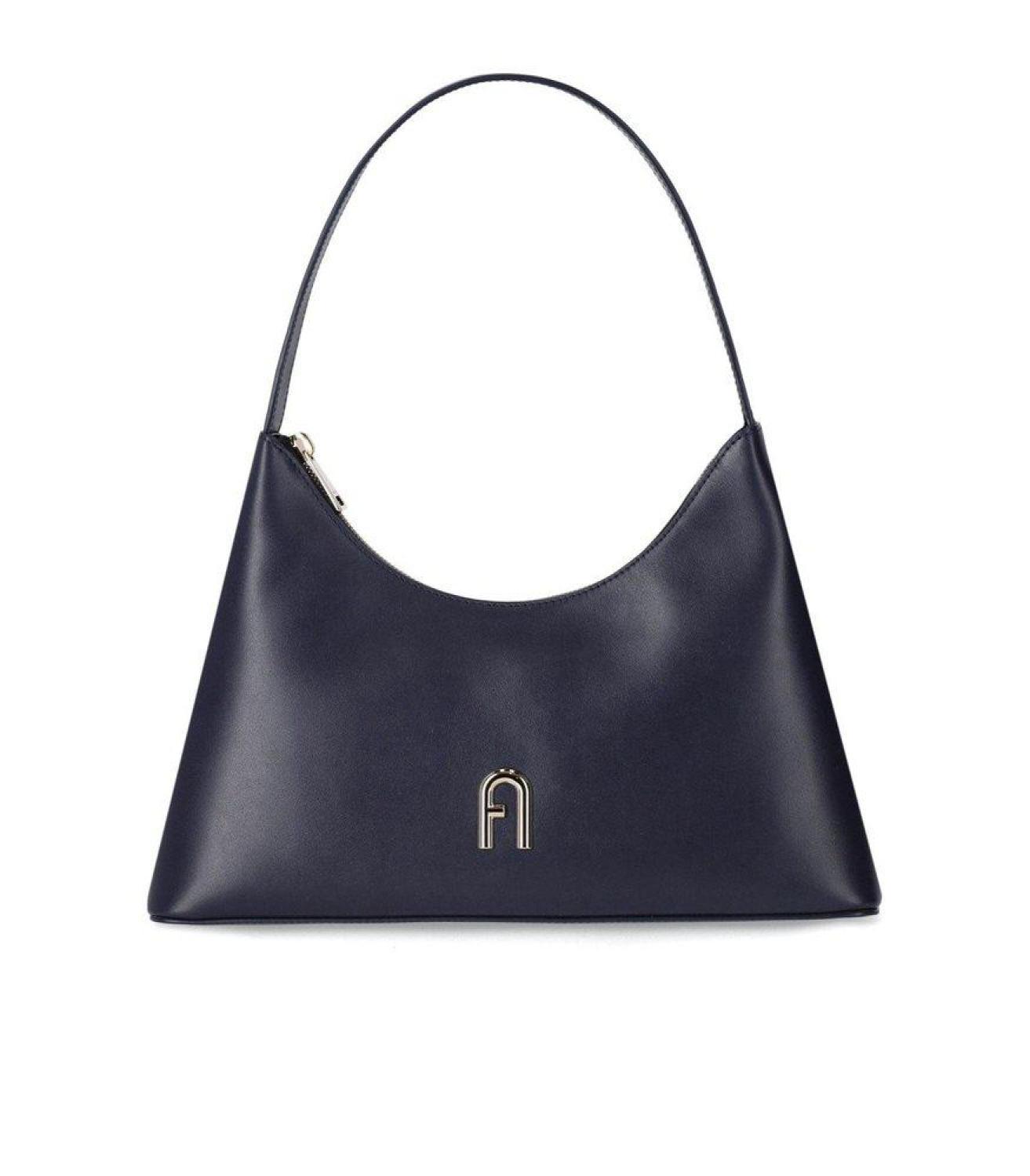 Furla Diamante Logo Plaque Small Shoulder Bag