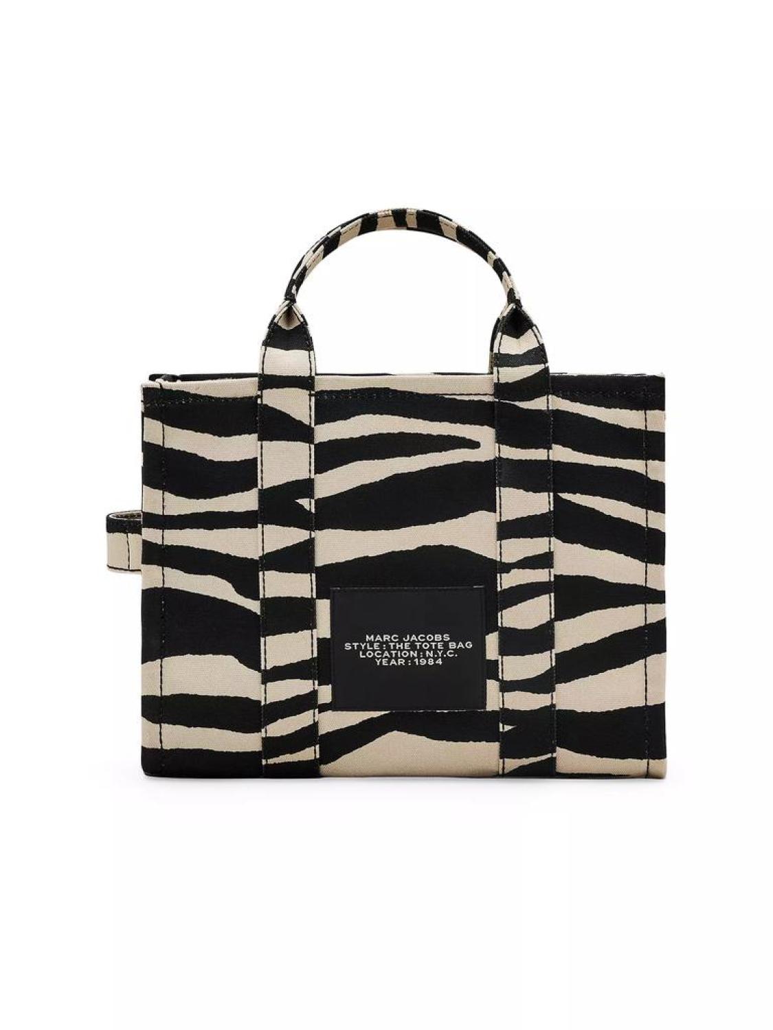 The Zebra Canvas Medium Tote Bag