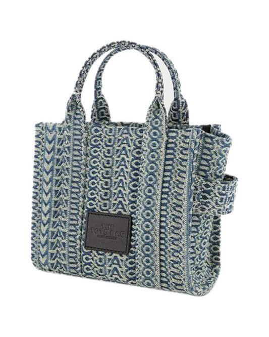 The Micro Tote Bag - Marc Jacobs - Cotton - Blue