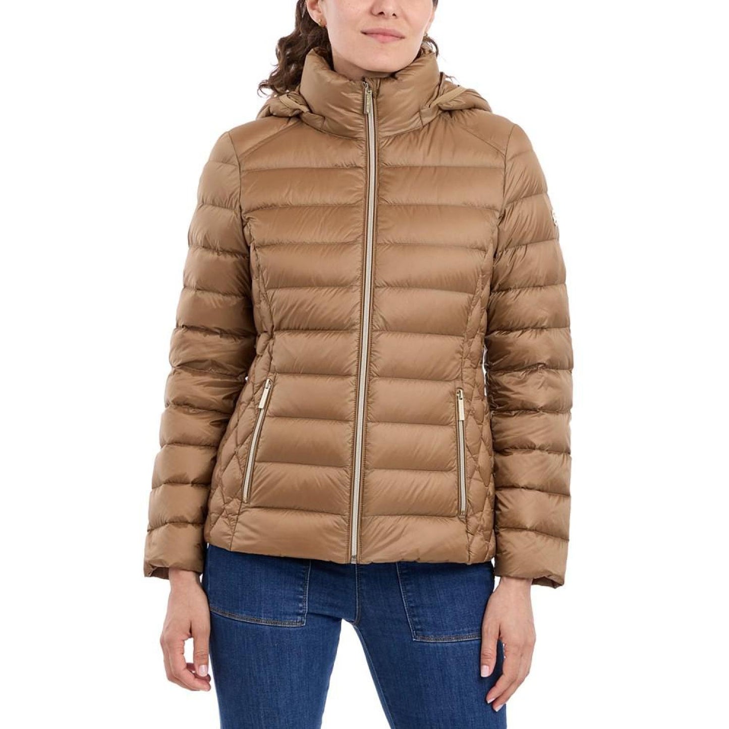 Women's Hooded Packable Down Puffer Coat, Created for Macy's