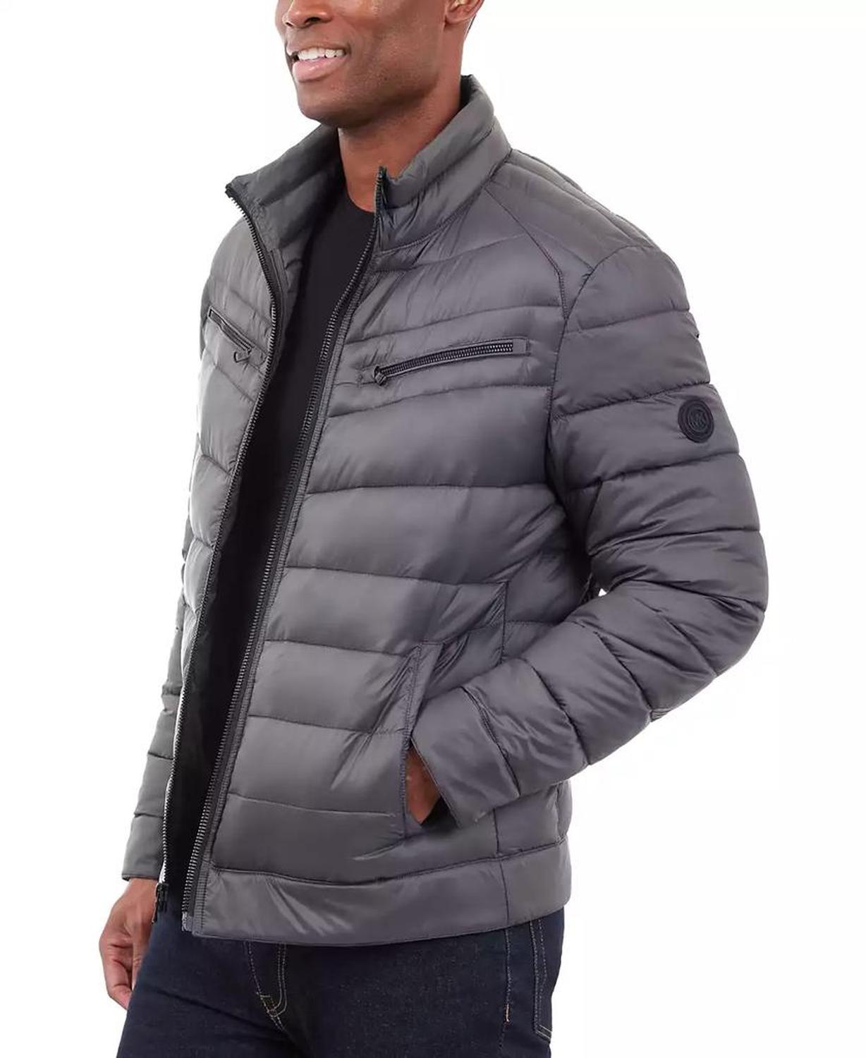 Men's Quilted Full-Zip Puffer Jacket