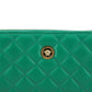 Versace Elegant Quilted Leather Zip Wallet