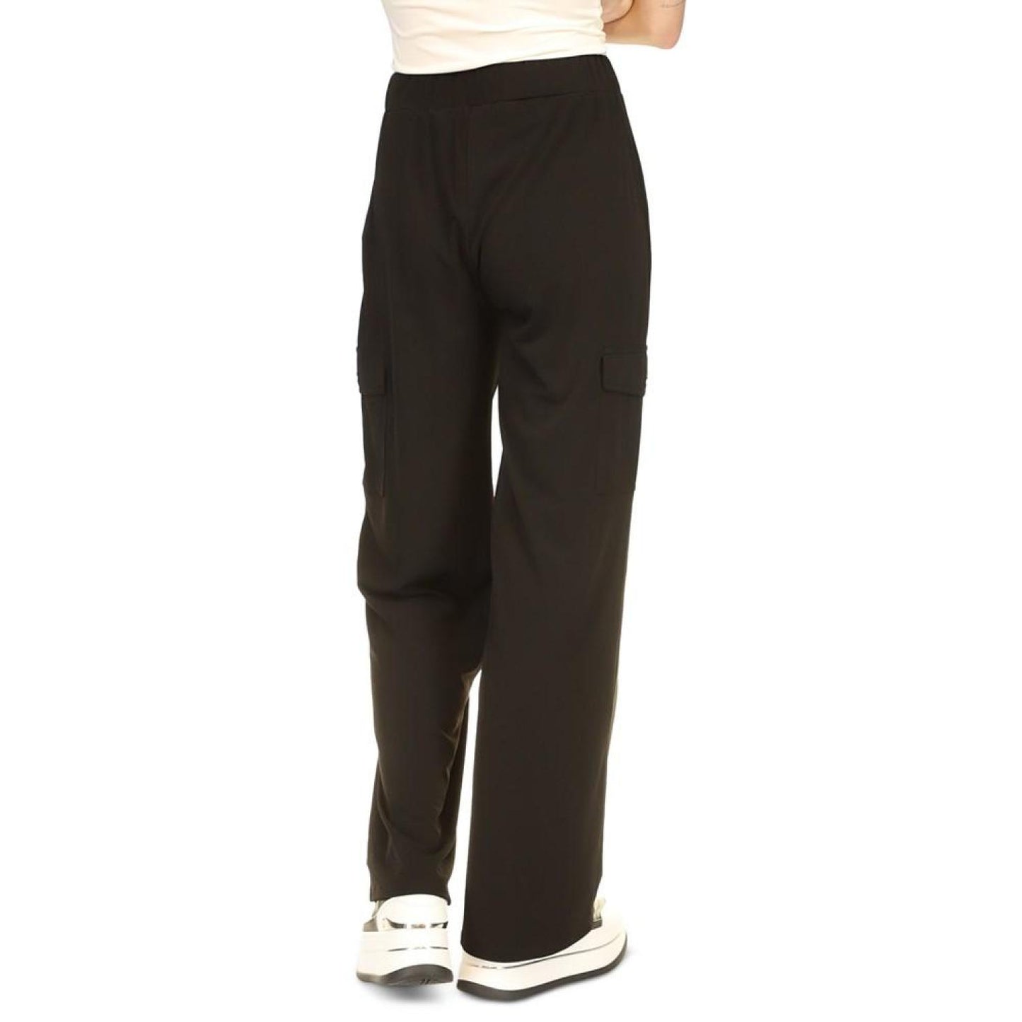 Women's High-Rise Wide-Leg Cargo Pants