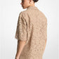 Corded Floral Lace Camp Shirt