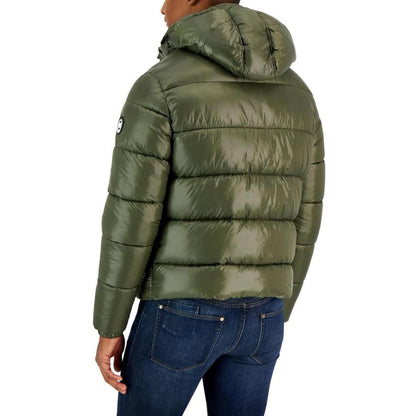 Mens Hooded Anorak Puffer Jacket