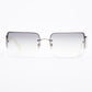 Chanel Crystal Cc Sunglasses Cream / Lens Acetate 62Mm 15Mm