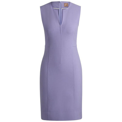 Women's Notch Neckline Sleeveless Dress