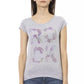 Trussardi Action Gray Cotton Women Top