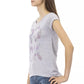 Trussardi Action Gray Cotton Women Top