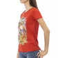 Trussardi Action Radiant Red Short Sleeve Round Neck Tee