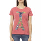 Trussardi Action Chic Fuchsia Short Sleeve Fashion Tee