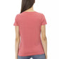 Trussardi Action Chic Fuchsia Short Sleeve Fashion Tee