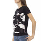 Trussardi Action Chic Black Short Sleeve Round Neck Tee