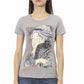 Trussardi Action Gray Cotton Women Top