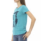 Trussardi Action Light Blue Cotton Women Top