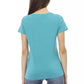 Trussardi Action Light Blue Cotton Women Top