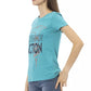 Trussardi Action Light Blue Cotton Women Top