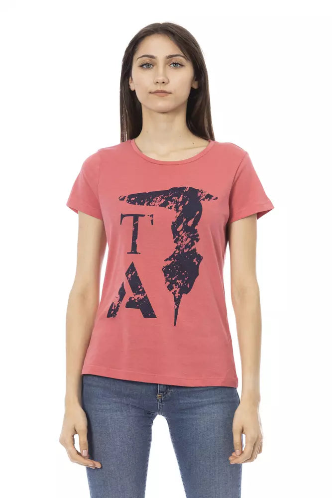 Trussardi Action Pink Cotton Women Top