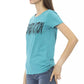 Trussardi Action Light Blue Cotton Women Top