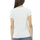 Trussardi Action Light Blue Cotton Women Top