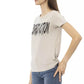 Trussardi Action Elegant Beige Short Sleeve Round Neck Tee