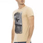 Trussardi Action Beige Cotton Men T-Shirt