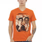 Trussardi Action Orange Cotton Men T-Shirt