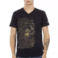 Trussardi Action Black Cotton Men T-Shirt