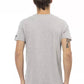 Trussardi Action Gray Cotton Men T-Shirt