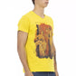 Trussardi Action Yellow Cotton Men T-Shirt