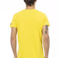 Trussardi Action Yellow Cotton Men T-Shirt