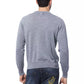 Billionaire Italian Couture Gray Merino Men Sweater