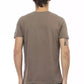 Trussardi Action Brown Cotton Men T-Shirt