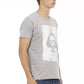 Trussardi Action "Gray Cotton Men T-Shirt"