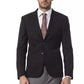 Billionaire Italian Couture Black Wool Men's Blazer