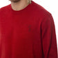 Billionaire Italian Couture Red Merino Wool Men Sweater