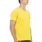 Trussardi Action Yellow Cotton Men T-Shirt