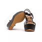 Péché Originel Black Polyethylene Women Sandal