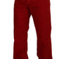 Dolce & Gabbana Chic Red Cotton Denim Pants