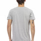 Trussardi Action Gray Cotton Men T-Shirt