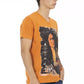 Trussardi Action Orange Cotton Men T-Shirt