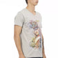 Trussardi Action Gray Cotton Men T-Shirt