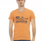 Trussardi Action Orange Cotton Men T-Shirt